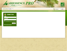 Tablet Screenshot of abiessencepro.com